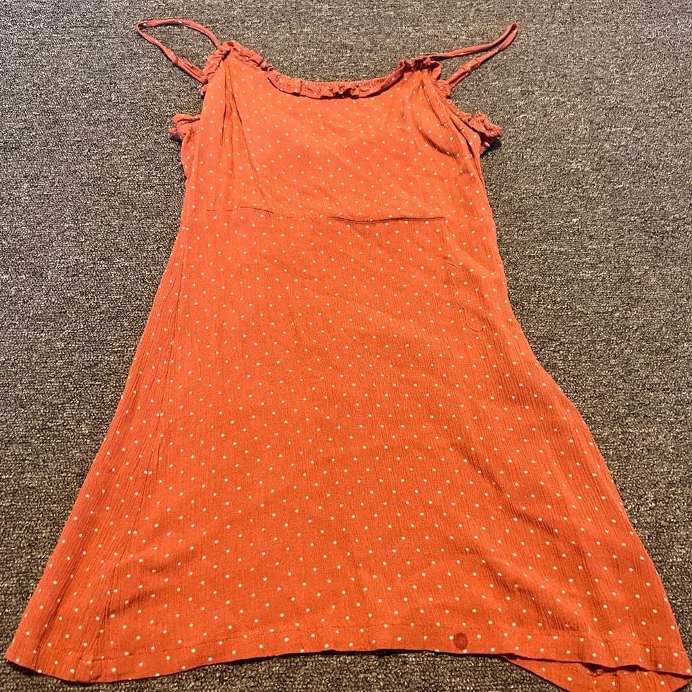 Mauve Polka Dot Dress